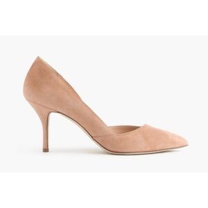 LIKE NEW J. Crew Colette D'orsay Pumps, tan suede, size 8.5